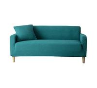 OBASDFD Copridivano in tessuto jacquard, altamente elasticizzato, antiscivolo, spesso, resistente agli animali domestici (verde, 1 posto (90-140 cm)