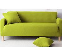 OBASDFD Copridivano in tessuto jacquard, altamente elasticizzato, antiscivolo, spesso, resistente agli animali domestici (verde, 235-300 cm)