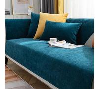 OBASDFD Copridivano Lavabile Antigraffio In Ciniglia Con Design Antiscivolo For La Protezione Dei Mobili Adatti Agli Animali Domestici(Dblue,70 * 150cm/27.6 * 59in)