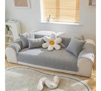OBASDFD Copridivano Minimalista In Cotone Jacquard Con Design Antiscivolo For La Protezione Di Mobili Componibili(Grayc,110 * 210cm/43 * 83in)