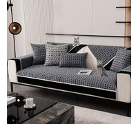 OBASDFD Copridivano Moderno Antiscivolo A Forma Di L - Componibile Che Protegge I Mobili Tutto L'anno, Si Adatta A Diversi Stili Cuscini(Grey,Pillowcase30*50cm)