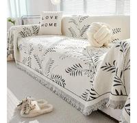 OBASDFD Copridivano Protettivo For Divani Componibili, Fodera Lavabile A Prova Di Animali, Protezione Antiscivolo For Mobili, Moderno For Soggiorno(Black,180 * 180cm/71 * 71in)