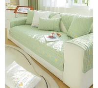 OBASDFD Copridivano Ricamato Con Retro Antiscivolo, Spesso E Lavabile For Divani Componibili(G,110 * 110cm/43 * 43in)