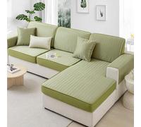 OBASDFD Copridivano Universale In Seta Di Ghiaccio For L'estate, Componibile Antiscivolo E Fresco Con Fondo Elastico(D,70 * 180CM)