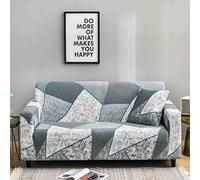 OBASDFD Copridivano Universale Stampato, Elasticizzato Antiscivolo Lavabile(A,3 Seater (190-230cm))