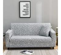 OBASDFD Copridivano Universale Stampato, Elasticizzato Antiscivolo Lavabile(C,4 Seater (235-300cm))