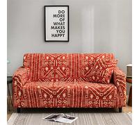 OBASDFD Copridivano Universale Stampato, Elasticizzato Antiscivolo Lavabile(D,3 Seater (190-230cm))