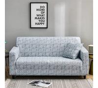 OBASDFD Copridivano Universale Stampato, Elasticizzato Antiscivolo Lavabile(E,4 Seater (235-300cm))