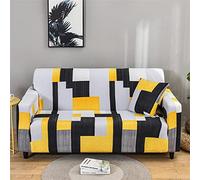 OBASDFD Copridivano Universale Stampato, Elasticizzato Antiscivolo Lavabile(F,3 Seater (190-230cm))