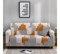 OBASDFD Copridivano Universale Stampato, Elasticizzato Antiscivolo Lavabile(I,2 Seater (145-185cm))