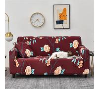 OBASDFD Copridivano Universale Stampato, Elasticizzato Antiscivolo Lavabile(K,1 Seater (90-140cm))