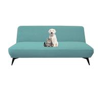 OBASDFD Coprifuton Elasticizzato Con Bordo Elastico, Fodera Protettiva For Mobili For Uso Domestico(Green 1,Large)