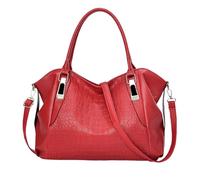 OBASDFD Fashionable & Simple Women's Crossbody Bag - Large Capacity, Soft Leather Texture, Casual & School-Ready(Red)