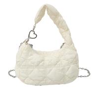 OBASDFD Female's Summer Cloud Chain Versatile Travel Work Crossbody Shoulder Handbag(B)