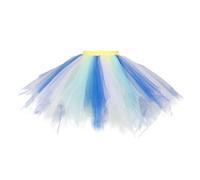 OBASDFD Gonna di Tulle da Donna for Feste Ballo Natale Patchwork Costume for Travestimenti 2026 Adulti(Blue,XL)