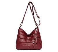 OBASDFD Handbag Under The Arm Purses, Crossbody For Women, Casual Adjustable Strap Shoulder Bag For Ladies(Red)
