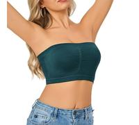 OBASDFD Luxury Everyday Comfort Bra Strapless Design Casual Wear Versatile for all Seasons Great Under T Shirts Exact Size Included, Orange, 4XL(Army Green,L)