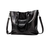 OBASDFD Messenger Tote Bag For Women, Designer Satchel Handbags, Top-Handle Purses With Strap, Office For(Black)