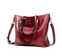 OBASDFD Messenger Tote Bag For Women, Designer Satchel Handbags, Top-Handle Purses With Strap, Office For(Red)