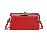 OBASDFD Nuova Borsa Da Pranzo Elegante A Tracolla For Cellulare Con Supporto For Cornice In Pelle(Rd1)