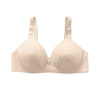 OBASDFD Push Up Bra for Women Bras Non-Wired for Pack, Khaki, D(Khaki,B)