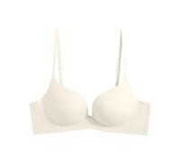 OBASDFD Push Up Bra Women's T-Shirt with Padded Bralette Without Underwire Seamless Comfortable Soft Cup, White, 34A/B(White,38A/B)