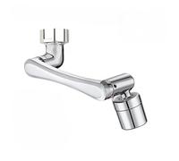 OBASDFD Soffione di spruzzo Girevole a 1080° con 2 modalità, Adattatore aeratore Universale for prolunga Rubinetto lavello Cucina e Bagno(1 Mode)