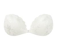 OBASDFD Strapless Bra for Women Breast Lift Push Up Invisible Self Adhesive, Beige, A(White,D)