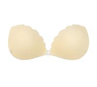 OBASDFD Strapless Bra for Women Breast Lift Push Up Invisible Self Adhesive, Khaki, B(Beige,A)
