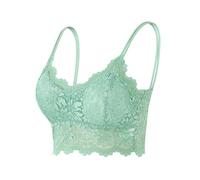 OBASDFD Stretch Free Bra 1 Piece Summer Bandeau Plus Size Strapless Wireless Padded for Women, Beige, M(Mint Green,L)