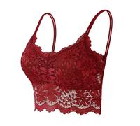OBASDFD Stretch Free Bra 1 Piece Summer Bandeau Plus Size Strapless Wireless Padded for Women, Darkblue, XL(Red,XL)
