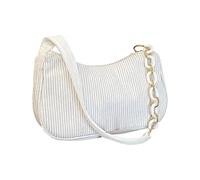 OBASDFD Summer Purses For Women 2026 Crossbody Beach Tote Shoulder Bags For Vacation Clear Bag For Stadium Events(White)