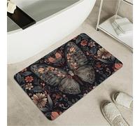OBASDFD Tappetino Da Bagno Antiscivolo in Terra di Diatomea, Super Assorbente e Rapido Asciugante, Zerbino Ecologico per Uso Interno(#43,16x24Inch (40 * 60cm))