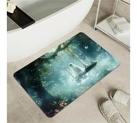 OBASDFD Tappetino Da Bagno Antiscivolo in Terra di Diatomea, Super Assorbente e Rapido Asciugante, Zerbino Ecologico per Uso Interno(#31,17x27.5Inch (43 * 70cm))