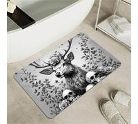 OBASDFD Tappetino Da Bagno Antiscivolo in Terra di Diatomea, Super Assorbente e Rapido Asciugante, Zerbino Ecologico per Uso Interno(#41,20x31Inch (50 * 80cm))