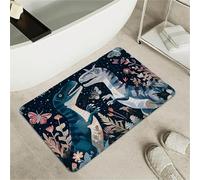 OBASDFD Tappetino Da Bagno Antiscivolo in Terra di Diatomea, Super Assorbente e Rapido Asciugante, Zerbino Ecologico per Uso Interno(#46,17x27.5Inch (43 * 70cm))