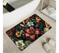 OBASDFD Tappetino Da Bagno Geometrico A Forma Di Fiore In Terra Diatomee, Antiscivolo, Assorbente E Ad Asciugatura Rapida For Cucina(#41,16x24Inch (40 * 60cm))