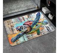 OBASDFD Tappetino Da Bagno In Terra Di Diatomee A Forma Sirena, Antiscivolo, Assorbente E Ad Asciugatura Rapida For Il(#9,20x31Inch (50 * 80cm))