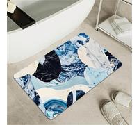 OBASDFD Tappetino Da Bagno In Terra Di Diatomee Con Motivo A Fenice Rossa E Oro, Antiscivolo, Super Assorbente Ad Asciugatura Rapida For Cucina(#34,17x27.5Inch (43 * 70cm))