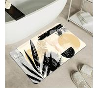 OBASDFD Tappetino Da Bagno In Terra Di Diatomee Con Motivo A Fenice Rossa E Oro, Antiscivolo, Super Assorbente Ad Asciugatura Rapida For Cucina(#14,20x31Inch (50 * 80cm))