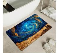 OBASDFD Tappetino Da Bagno In Terra Di Diatomee Con Motivo A Fenice Rossa E Oro, Antiscivolo, Super Assorbente Ad Asciugatura Rapida For Cucina(#31,16x24Inch (40 * 60cm))