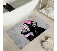 OBASDFD Tappetino Da Bagno In Terra Di Diatomee, Effetto Marmo Azzurro Polvere Antiscivolo, Super Assorbente, Ad Asciugatura Rapida For E Cucina(#38,17x27.5Inch (43 * 70cm))