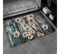 OBASDFD Tappetino Da Bagno In Terra Di Diatomee, Inchiostro Alcolico, Design Lilla Acquamarina, Antiscivolo, Super Assorbente, Ad Asciugatura Rapida, For E Cucina(#36,17x27.5Inch (43 * 70cm))