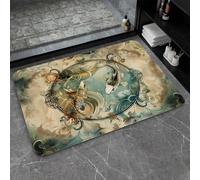 OBASDFD Tappetino Da Bagno In Terra Di Diatomee Marmo, Tappeto Antiscivolo, Assorbente E Ad Asciugatura Rapida For Cucina(#16,17x27.5Inch (43 * 70cm))