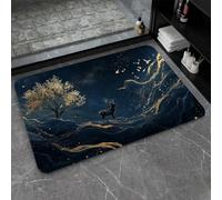 OBASDFD Tappetino Da Bagno In Terra Di Diatomee Mountain And Whale, Tappeto Antiscivolo Assorbente Ad Asciugatura Rapida For E Cucina(#7,16x24Inch (40 * 60cm))