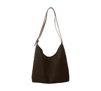 OBASDFD Tote Bags For Women Work Suede Slouchy Handbag Blank For Vinyl Projects(Brown)