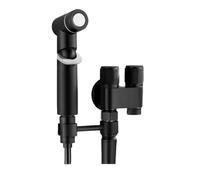 OBASDFD Ugello for Acqua a Doppio Controllo Grigio in Acciaio Inossidabile - 1 in 2 out for Cucina e Bagno(Black Copper)