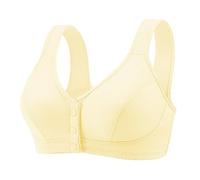 OBASDFD Women Bra Without Steel Ring Closed Front T Back Plus Size Seamless Unlined for Large Bust, a, 18(C,14)