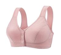 OBASDFD Women Bra Without Steel Ring Closed Front T Back Plus Size Seamless Unlined for Large Bust, a, 18(A,12)