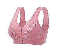 OBASDFD Women Bra Without Steel Ring Closed Front T Back Plus Size Seamless Unlined for Large Bust, a, 20(C,14)